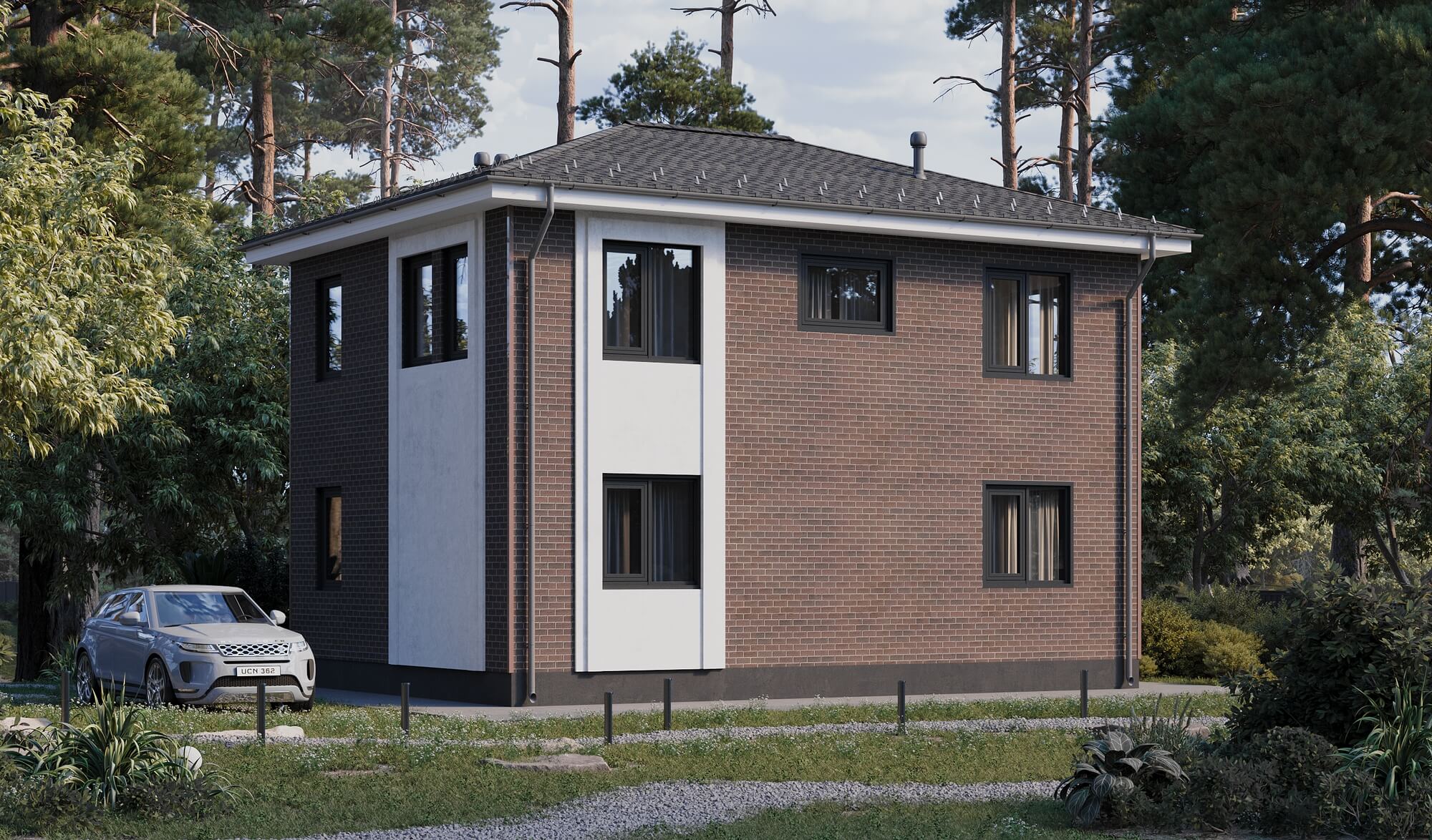 Устройство фасадов в малоэтажном строительстве: СФТК, HAUBERK, сайдинг