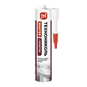 Герметик ТЕХНОНИКОЛЬ санитарный силиконовый белый