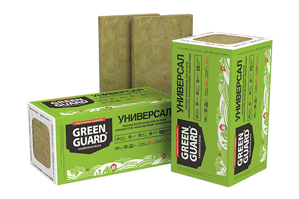 Green Guard. Системы звуковой изоляции с применением материалов из каменной ваты