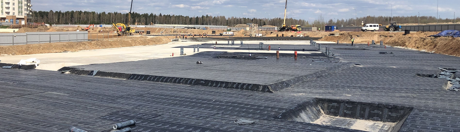 Аттестация PRACTIC. Подземная гидроизоляция с применением битумно-полимерных мембран. Монтаж и контроль качества