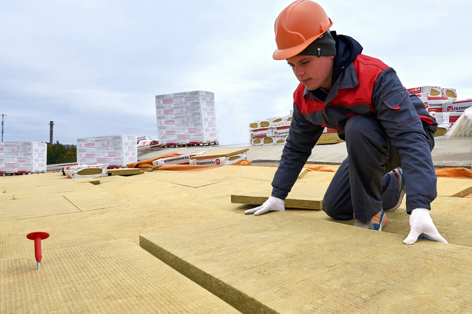 Системные решения для изоляции плоской кровли