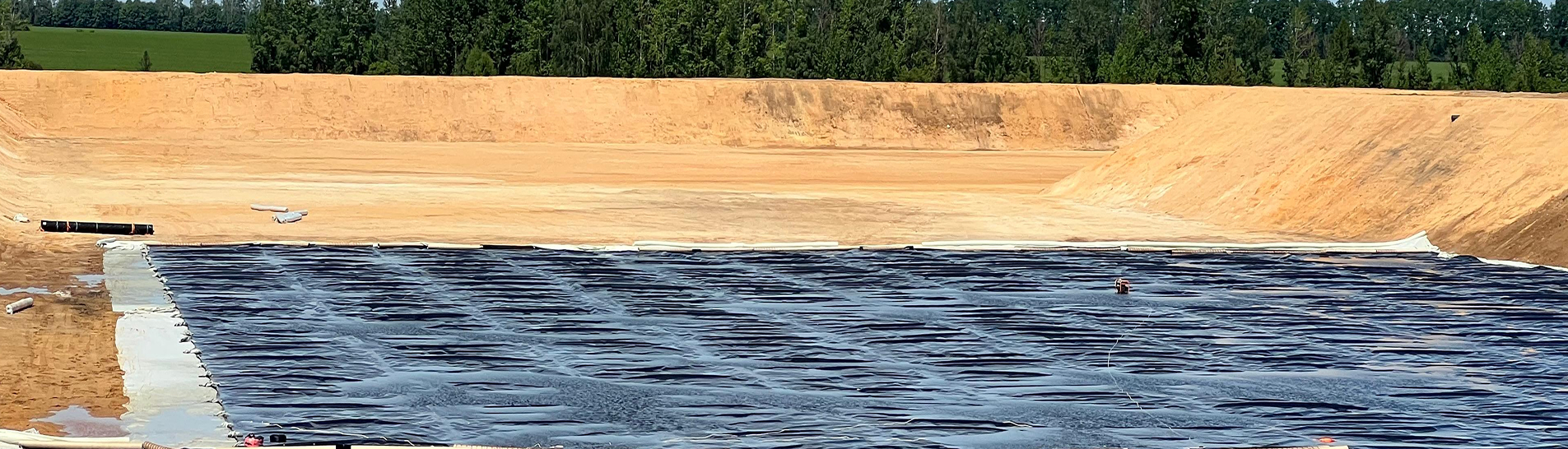 Системы противофильтрационных экранов с применением геомембран ГЕОПРУФ